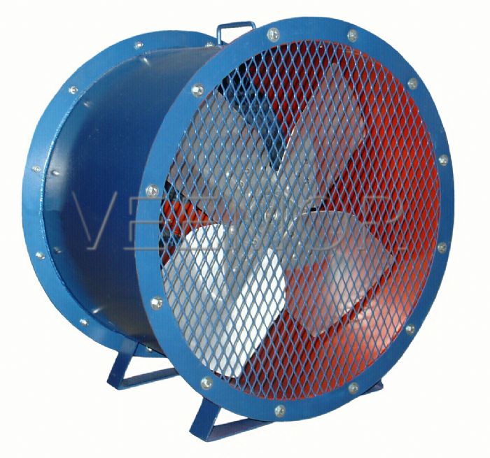 Ventilador tubo axial portátil